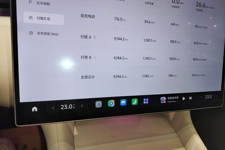 Used Xiaomi Auto YU7 2025 Ultra-Long Range Rear-Wheel Drive Version Instrument Cluster