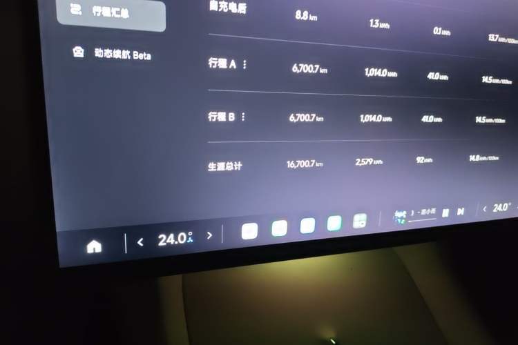 Used Xiaomi Auto YU7 2025 Ultra-Long Range Rear-Wheel Drive Version Odometer Close Up