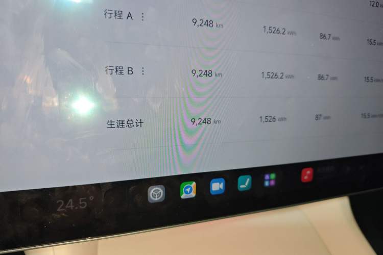 Used Xiaomi Auto YU7 2025 Ultra-Long Range All-Wheel Drive Pro Version Odometer Close Up
