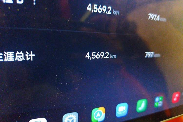 Used Xiaomi Auto YU7 2025 Ultra-Long Range All-Wheel Drive Pro Version Odometer Close Up