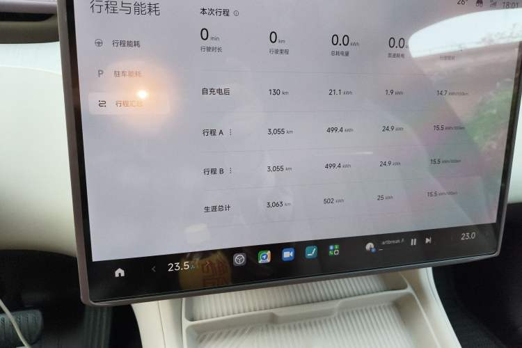 Used Xiaomi Auto YU7 2025 Ultra-Long Range Rear-Wheel Drive Version Odometer Close Up