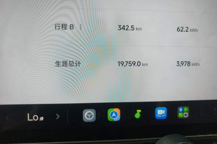 Used Xiaomi Auto YU7 2025 Ultra-Long Range High-Performance All-Wheel-Drive Max Edition Odometer Close Up