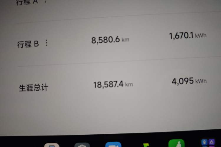 Used Xiaomi Auto YU7 2025 Ultra-Long Range High-Performance All-Wheel-Drive Max Edition Odometer Close Up