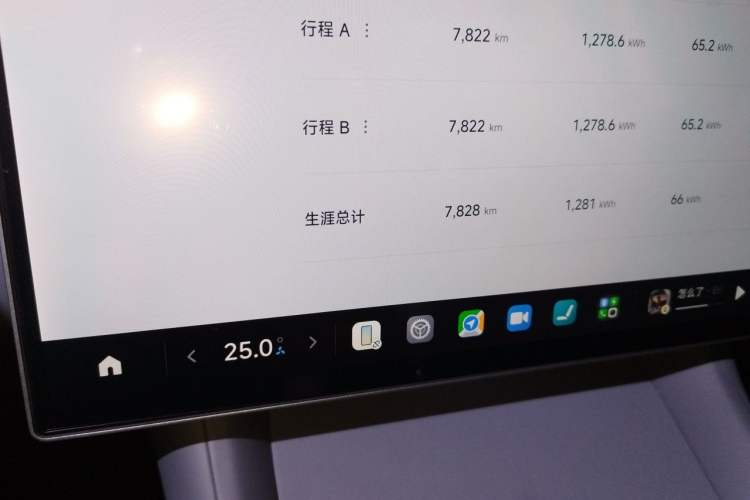 Used Xiaomi Auto YU7 2025 Ultra-Long Range Rear-Wheel Drive Version Odometer Close Up
