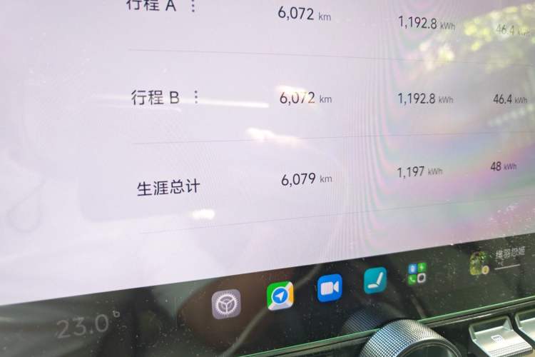 Used Xiaomi Auto YU7 2025 Ultra-Long Range All-Wheel Drive Pro Version Odometer Close Up