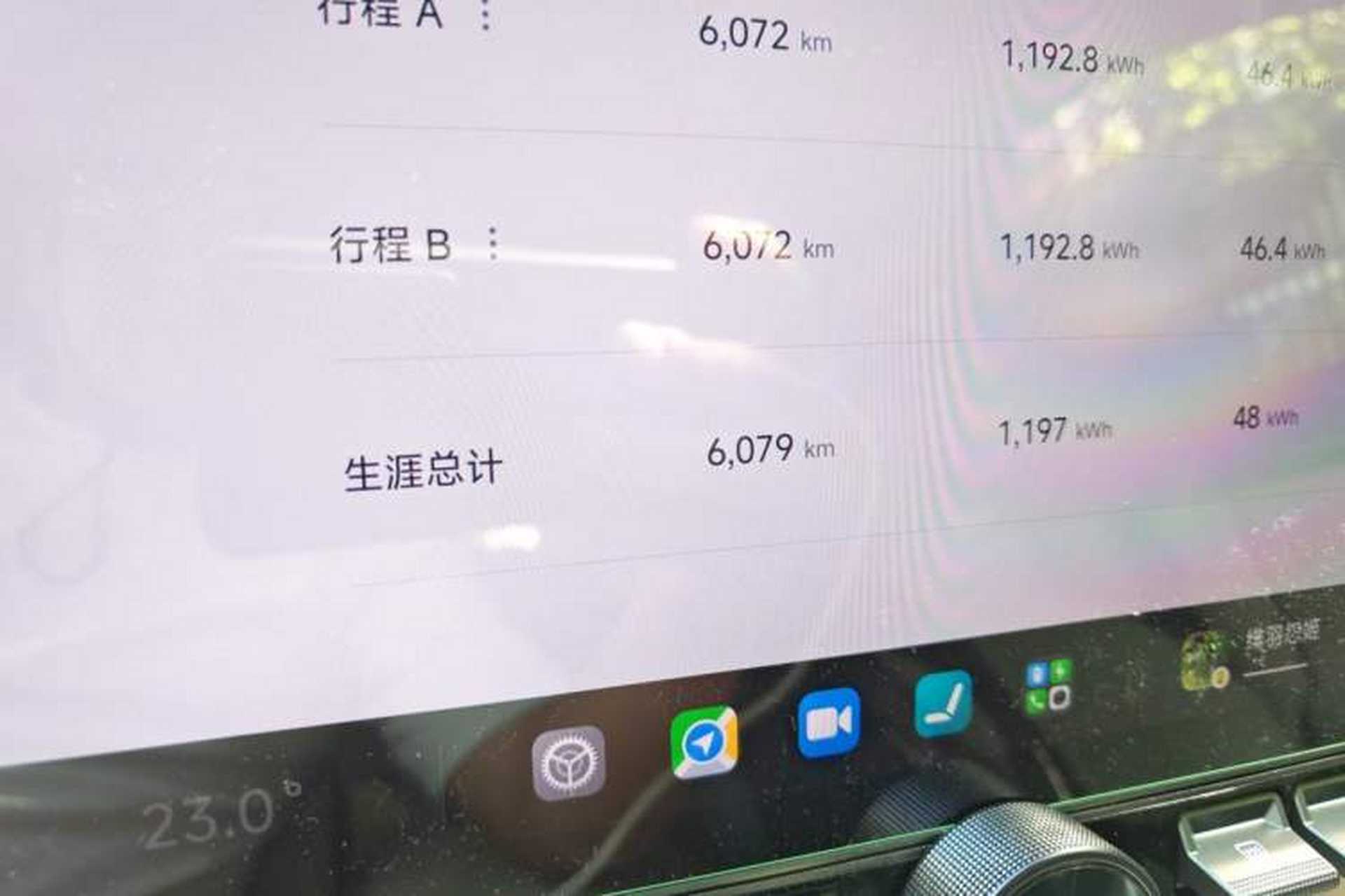Used Xiaomi Auto YU7 2025 Ultra-Long Range All-Wheel Drive Pro Version Odometer Close Up