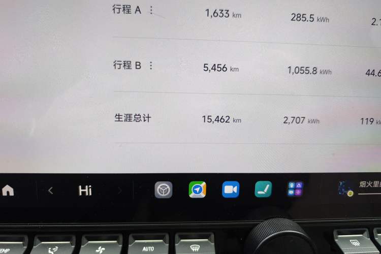 Used Xiaomi Auto YU7 2025 Ultra-Long Range Rear-Wheel Drive Version Odometer Close Up