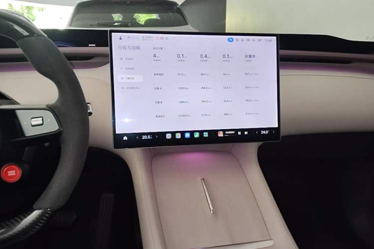 Used Xiaomi Auto YU7 2025 Ultra-Long Range High-Performance All-Wheel-Drive Max Edition Audio And AC Panel