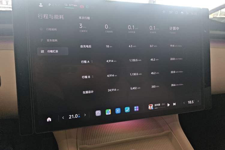 Used Xiaomi Auto YU7 2025 Ultra-Long Range High-Performance All-Wheel-Drive Max Edition Audio And AC Panel