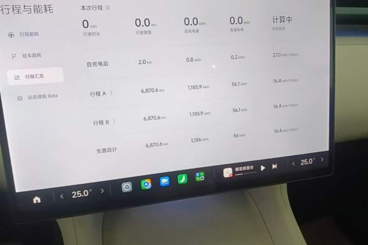 Used Xiaomi Auto YU7 2025 Ultra-Long Range Rear-Wheel Drive Version Instrument Cluster