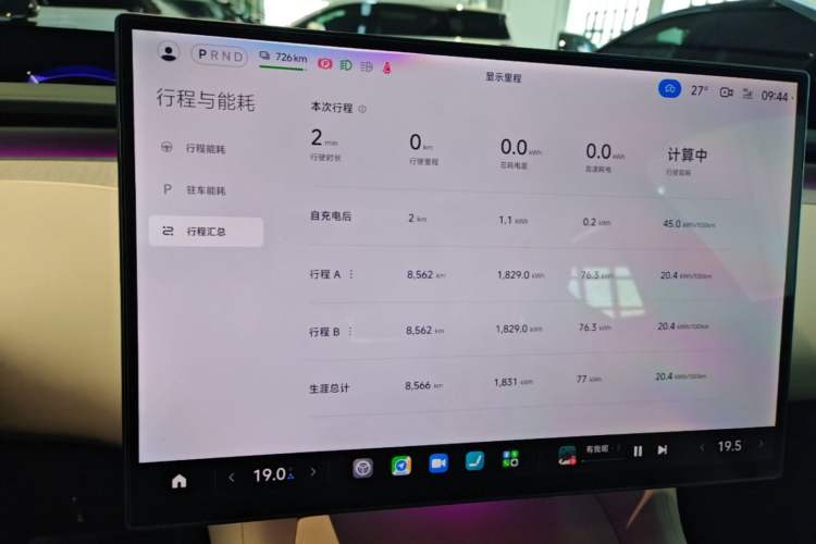 Used Xiaomi Auto YU7 2025 Ultra-Long Range High-Performance All-Wheel-Drive Max Edition Instrument Cluster