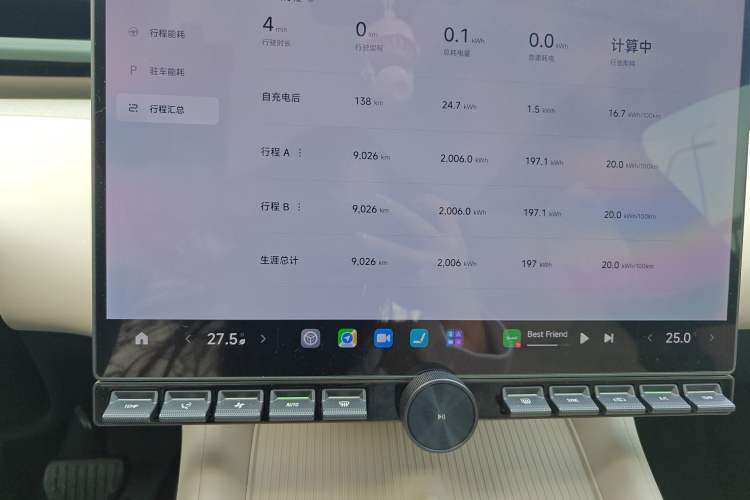 Used Xiaomi Auto YU7 2025 Ultra-Long Range All-Wheel Drive Pro Version Odometer Close Up