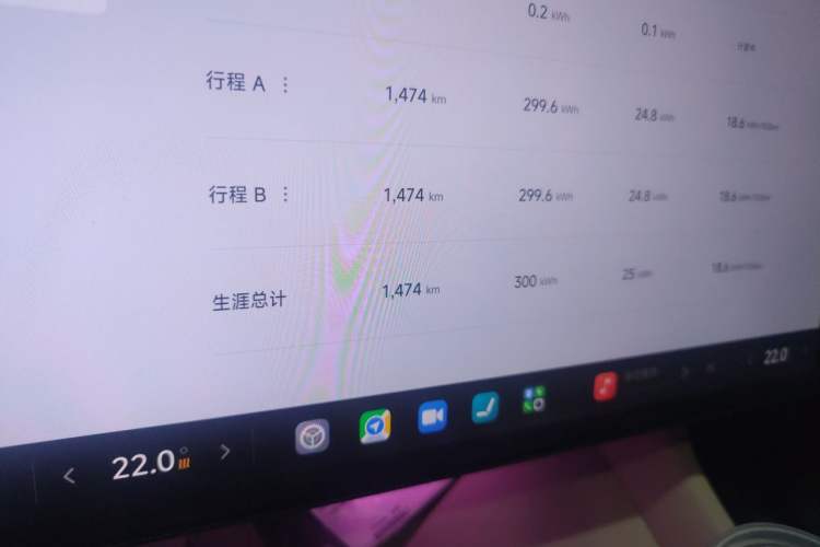 Used Xiaomi Auto YU7 2025 Ultra-Long Range High-Performance All-Wheel-Drive Max Edition Odometer Close Up