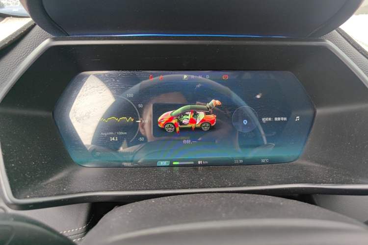 Used XPeng G3 2019 Enjoy Edition Instrument Cluster