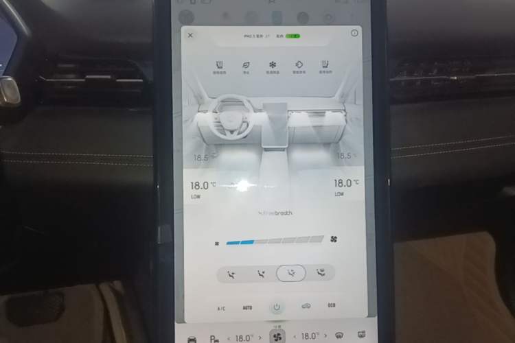 Used XPeng G3 2020 520i Luxury Edition Audio And AC Panel