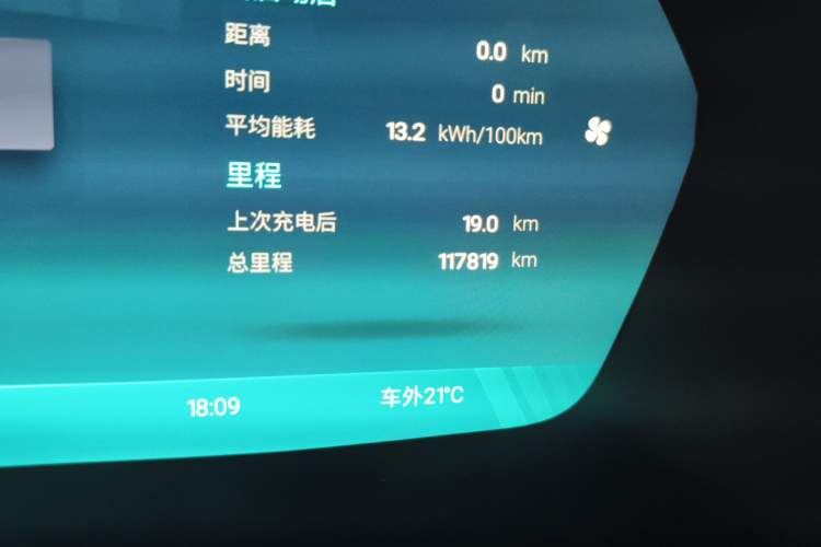 Used XPeng G3 2020 520i Luxury Edition Odometer Close Up
