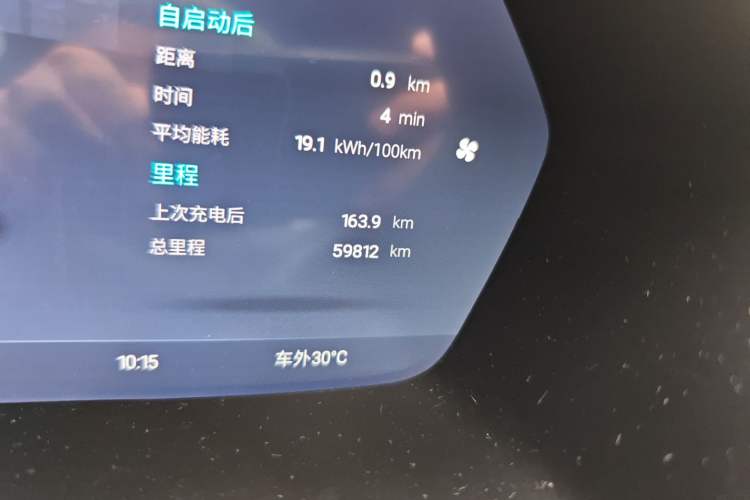 Used XPeng G3 2020 460i Luxury Edition Odometer Close Up