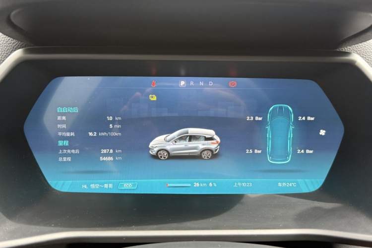 Used XPeng G3 2020 460i Luxury Edition Odometer Close Up