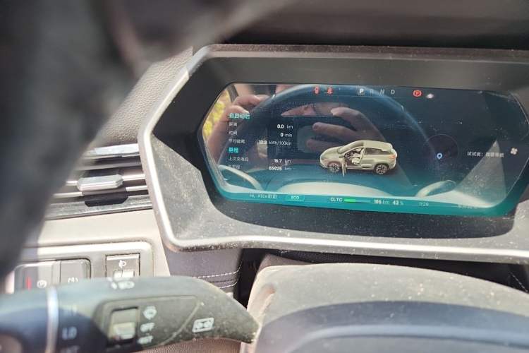Used XPeng G3 2021 G3i 460N Odometer Close Up