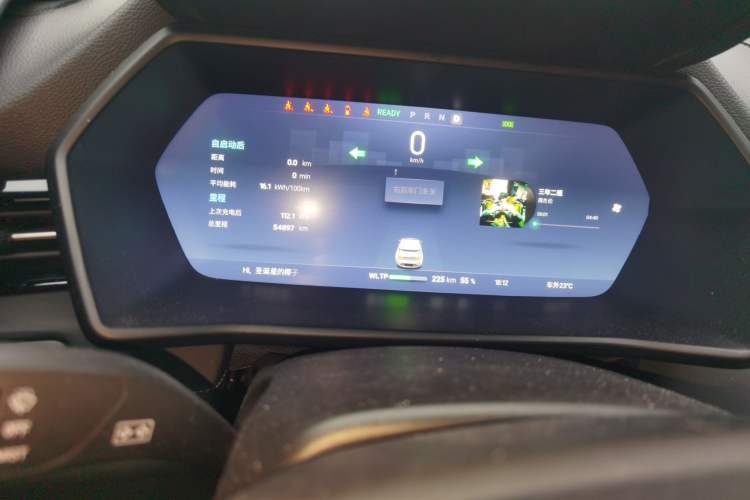 Used XPeng G3 2021 G3i 520N+ Odometer Close Up