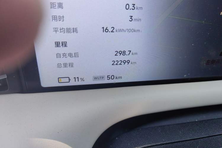 Used XPeng G6 2023 580 Long-Range Max Odometer Close Up