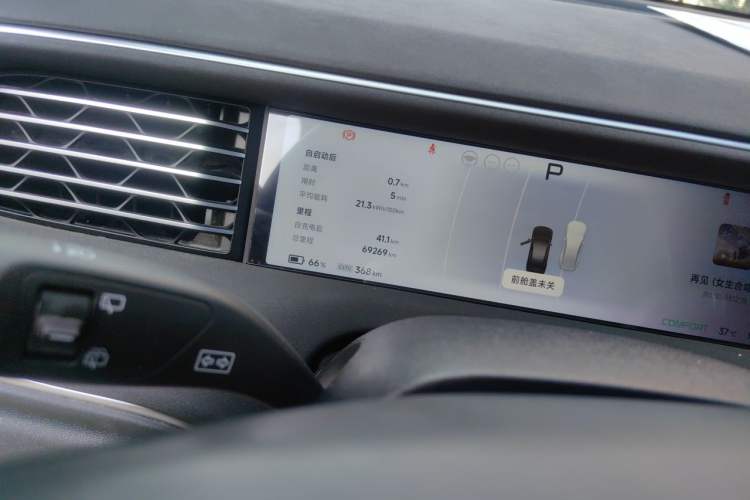 Used XPeng G6 2023 580 Long-Range Pro Odometer Close Up