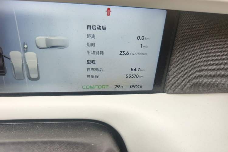 Used XPeng G6 2023 580 Long-Range Pro Odometer Close Up