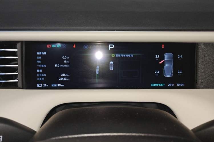 Used XPeng G6 2023 580 Long-Range Max Odometer Close Up