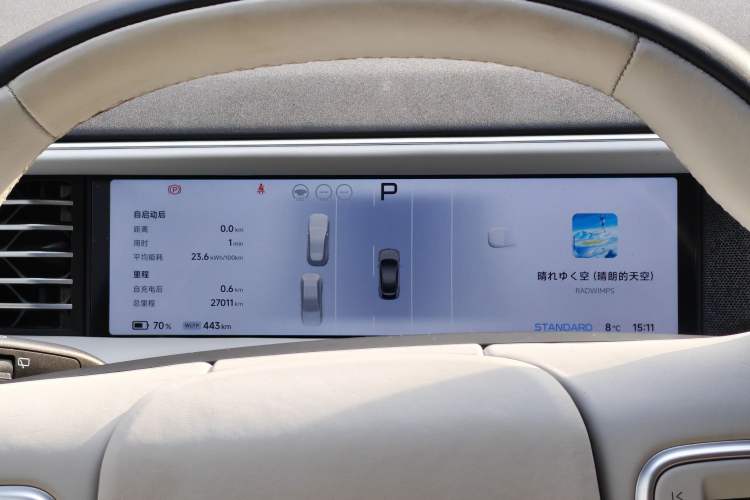Used XPeng G6 2023 755 Ultra-Long Range Pro Odometer Close Up