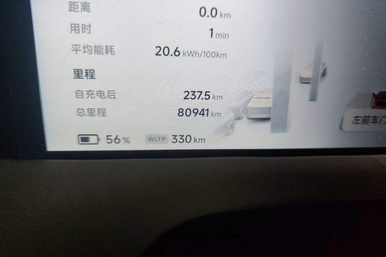 Used XPeng G6 2023 755 Ultra-Long Range Max Odometer Close Up