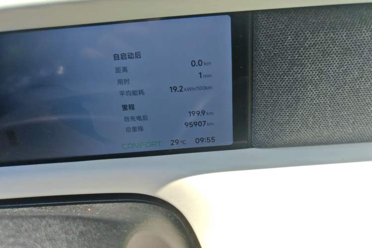Used XPeng G6 2023 755 Ultra-Long Range Max Odometer Close Up
