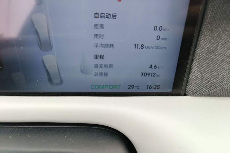 Used XPeng G6 2023 580 Long-Range Pro Odometer Close Up