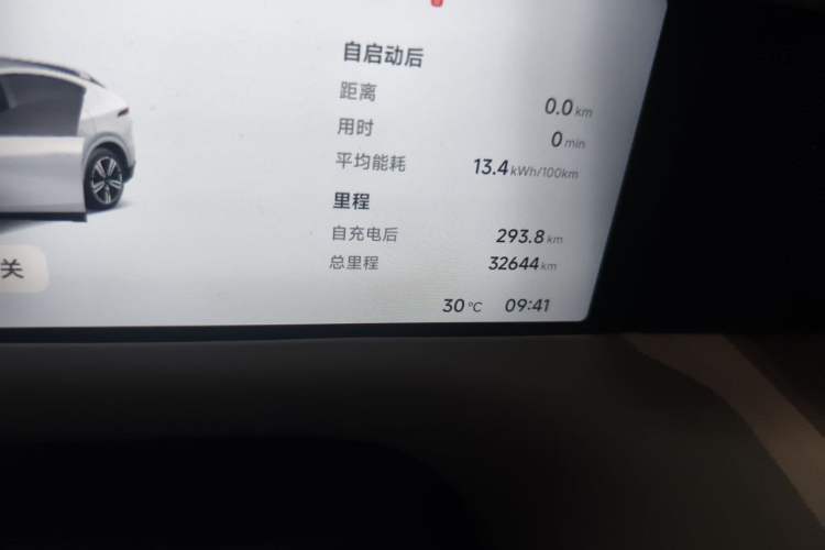 Used XPeng G6 2023 580 Long-Range Pro Odometer Close Up