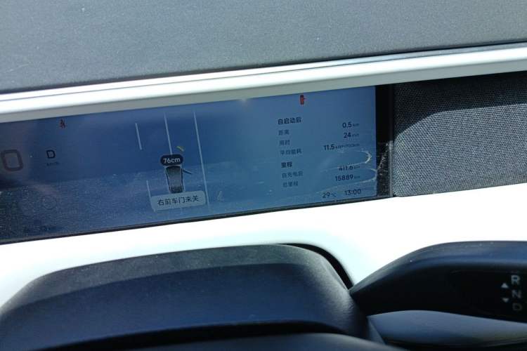 Used XPeng G6 2023 580 Long-Range Pro Odometer Close Up
