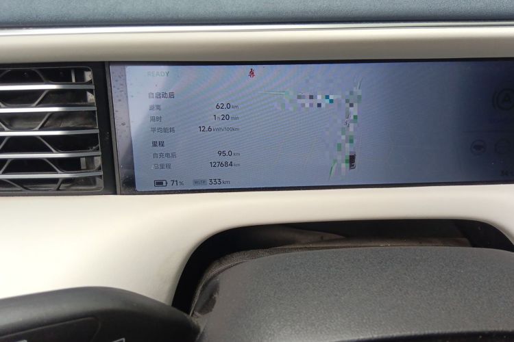 Used XPeng G6 2023 580 Long-Range Pro Odometer Close Up