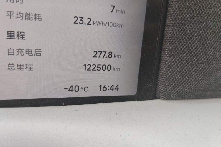 Used XPeng G6 2023 755 Ultra-Long Range Pro Odometer Close Up