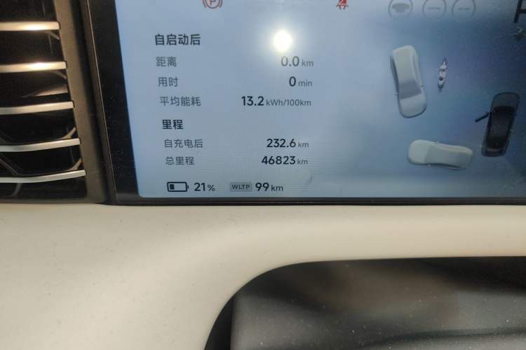 Used XPeng G6 2023 580 Long-Range Max Odometer Close Up