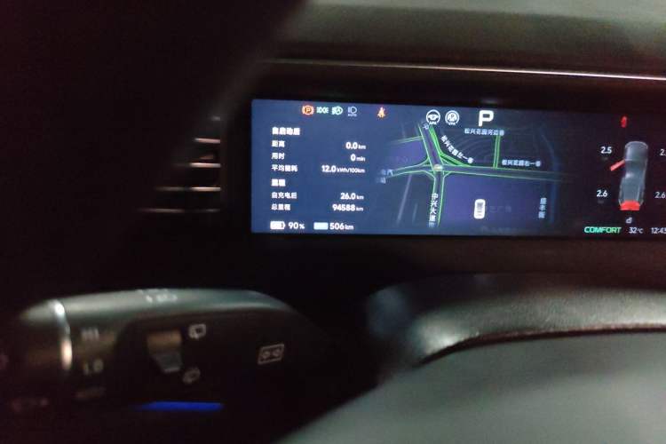 Used XPeng G6 2023 580 Long-Range Pro Odometer Close Up