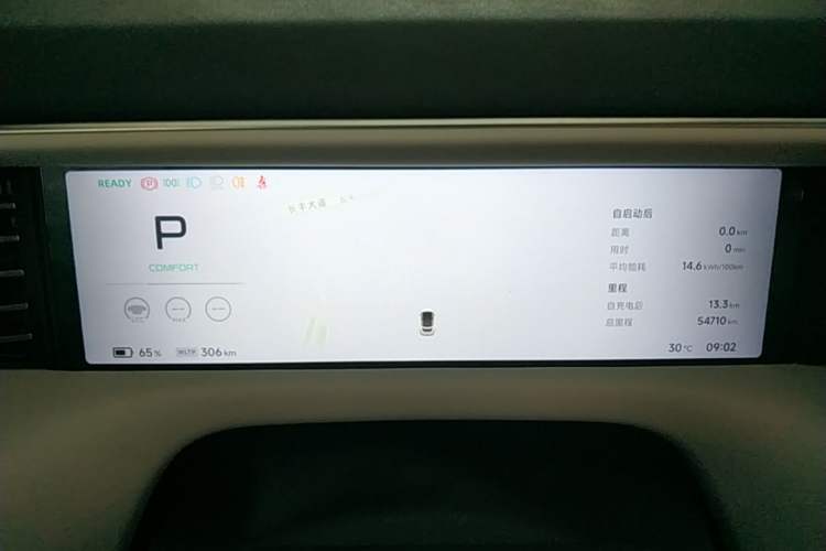 Used XPeng G6 2023 580 Long-Range Pro Instrument Cluster