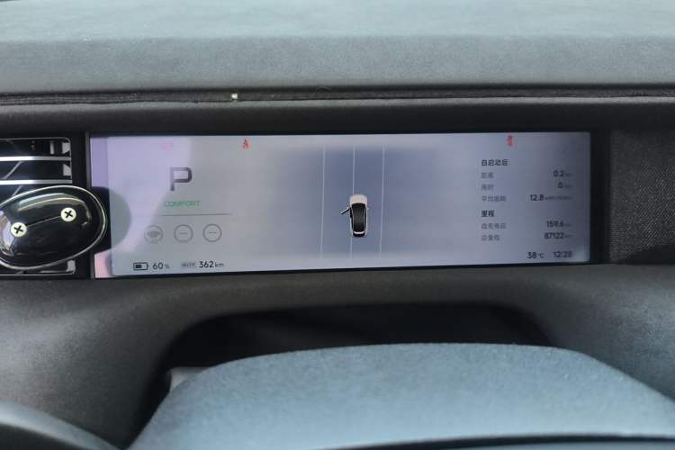 Used XPeng G6 2023 755 Ultra-Long Range Pro Odometer Close Up