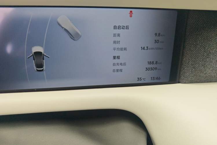 Used XPeng G6 2023 580 Long-Range Pro Odometer Close Up