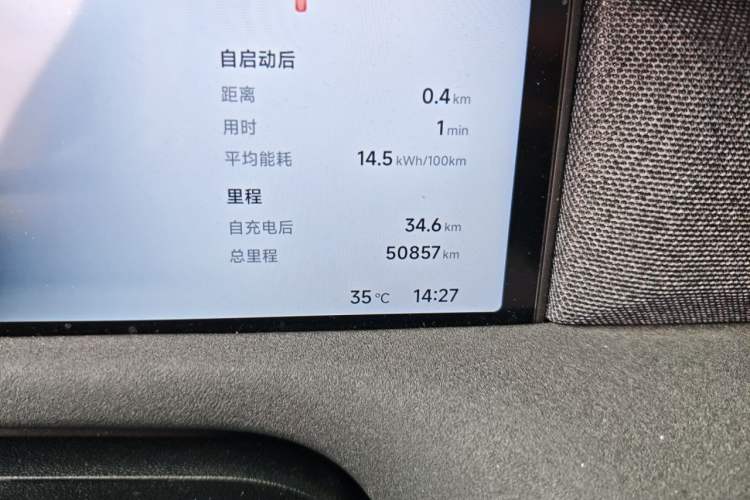 Used XPeng G6 2023 580 Long-Range Pro Odometer Close Up