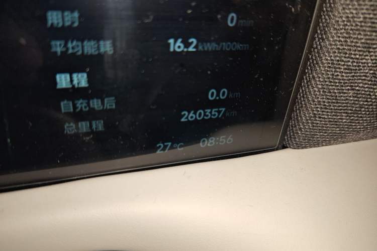 Used XPeng G6 2023 580 Long-Range Pro Odometer Close Up