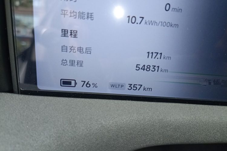 Used XPeng G6 2023 580 Long-Range Pro Odometer Close Up