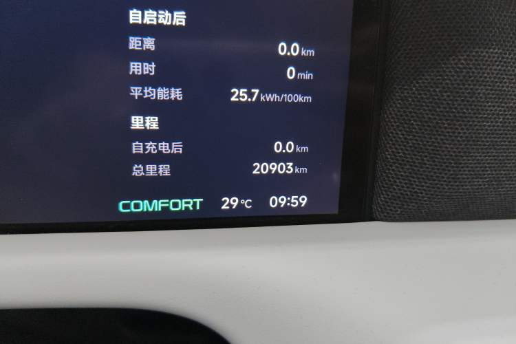Used XPeng G6 2023 755 Ultra-Long Range Pro Odometer Close Up