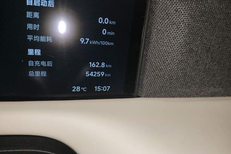 Used XPeng G6 2024 580 Long-Range Plus Odometer Close Up