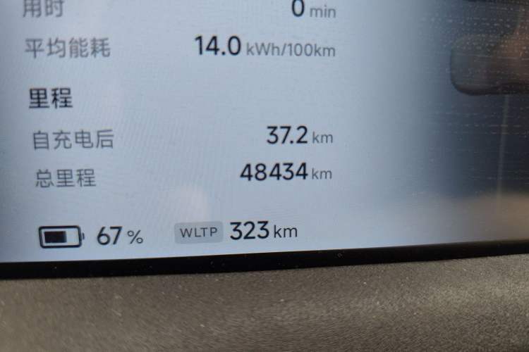 Used XPeng G6 2024 580 Long-Range Plus Odometer Close Up