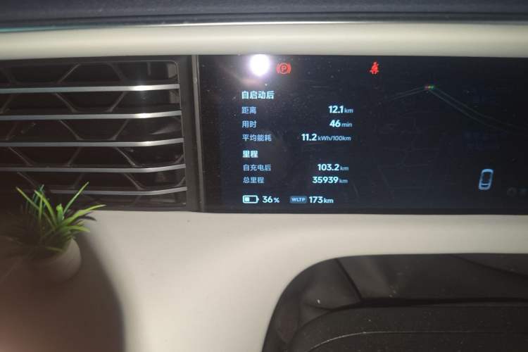 Used XPeng G6 2024 580 Long-Range Plus Odometer Close Up