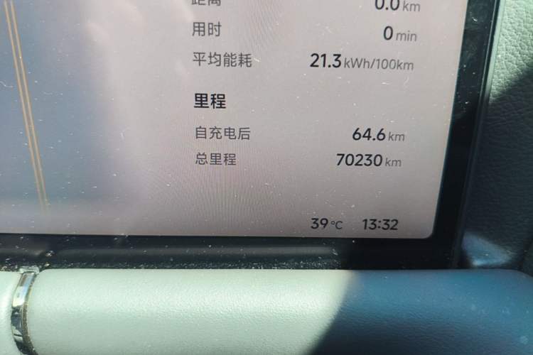 Used XPeng G9 2022 650 Performance Edition Max Odometer Close Up
