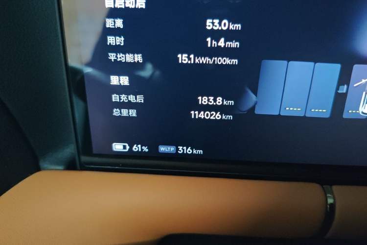 Used XPeng G9 2022 650 Performance Edition Max Odometer Close Up